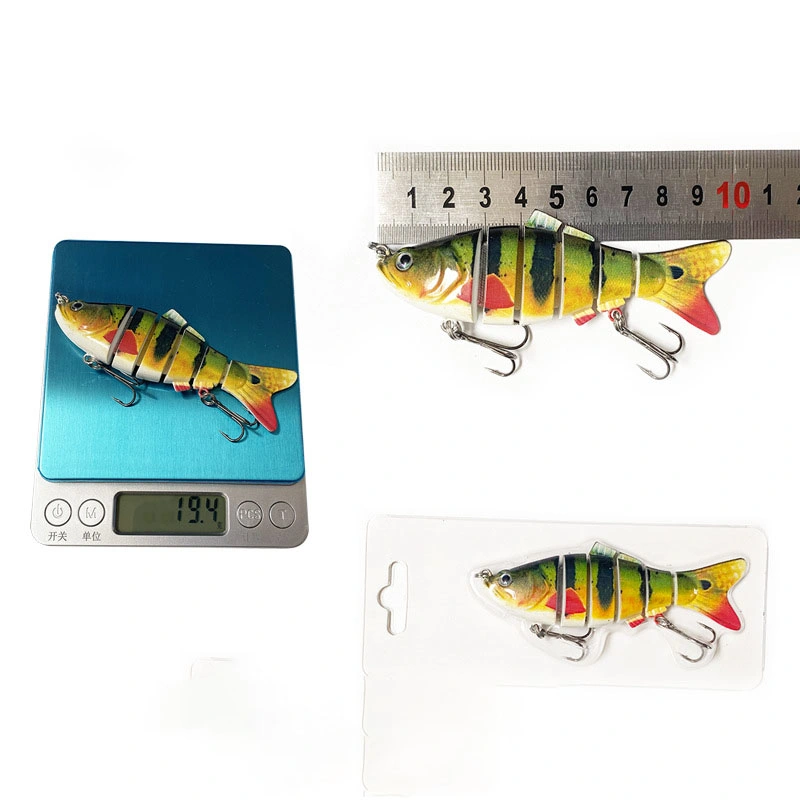 Topwater Bass Fishing Lure Multi-Jointed and Floating Pencil Fishing Lures for Freshwater Catch Bigger Fish with Slow Sinking Bionic Swimming Lures