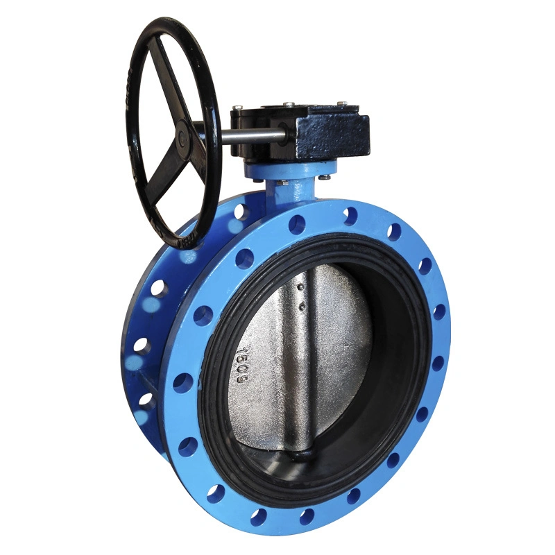 Stainless Steel Three-Eccentric Metal Seal Worm Gear Operated Flanged Butterfly Valve