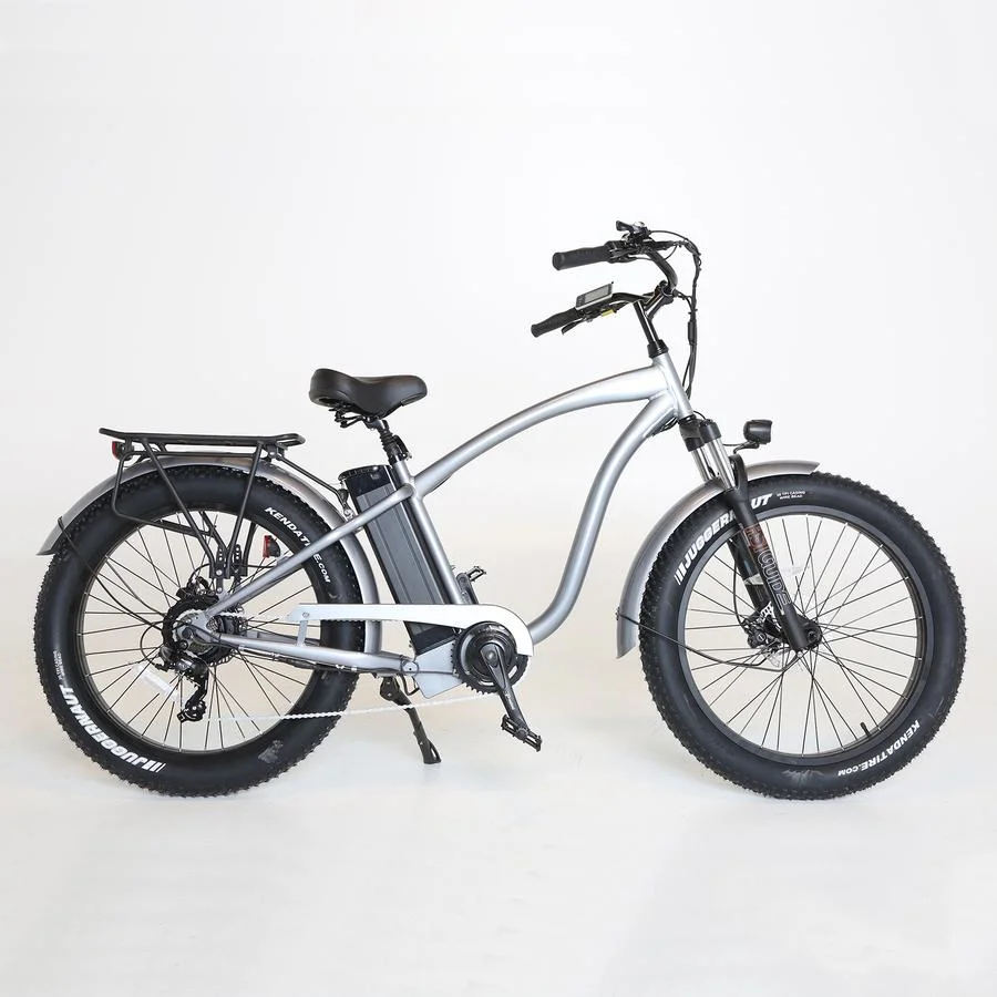 The Fashionable Rear Drive 48V 750W 26 Inch Beach Cruiser Electric Bicycle with High Quality