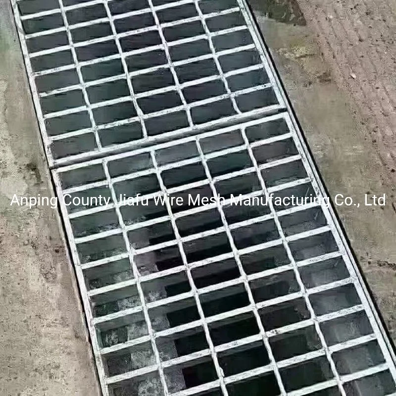 Flat Steel Grating Used in Drainages and Well Covers