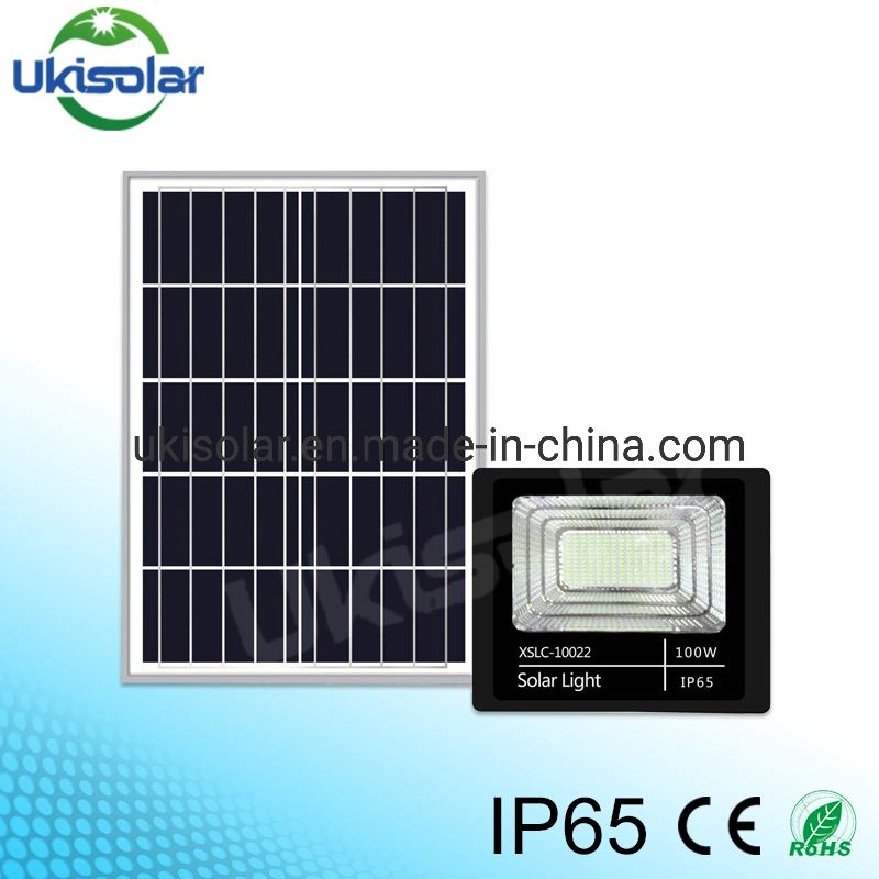 Die-Casting Aluminum Heavy Duty IP67 Waterproof Floodlight 30W 60W 100W LED Solar Powered Flood Light Outdoor