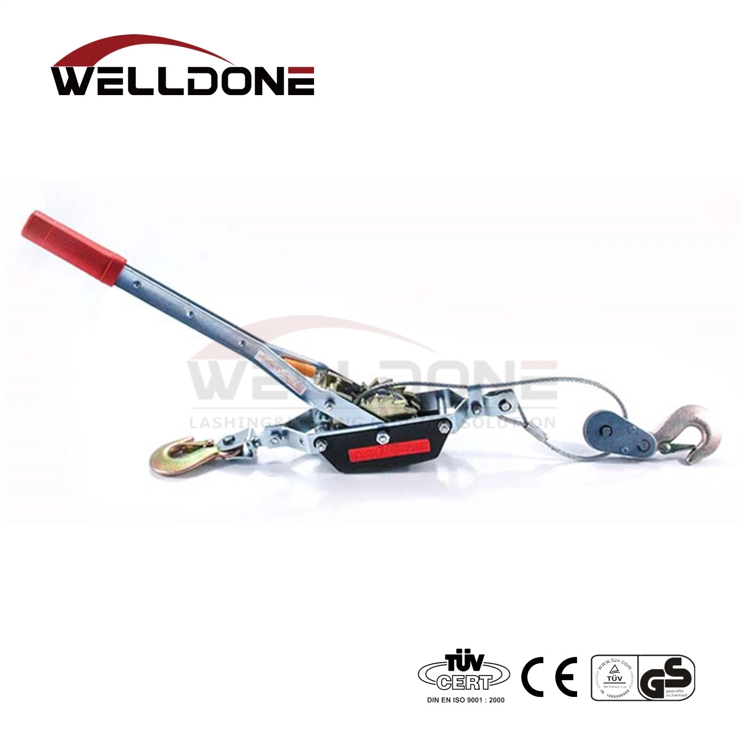 Portable Aluminum High Strength Steel Wire Cable 2.5 Ton Cable Winch Puller