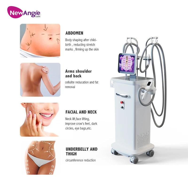 Anti Cellulite RF Cavitation Butt Lifting Skin Tightening Roller RF LED IR Vacuum Cavitation System