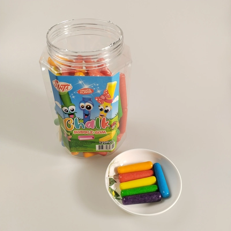 Misturador Refeições Funny Chalk forma colorida frutos deliciosos sabores Goma de bolha