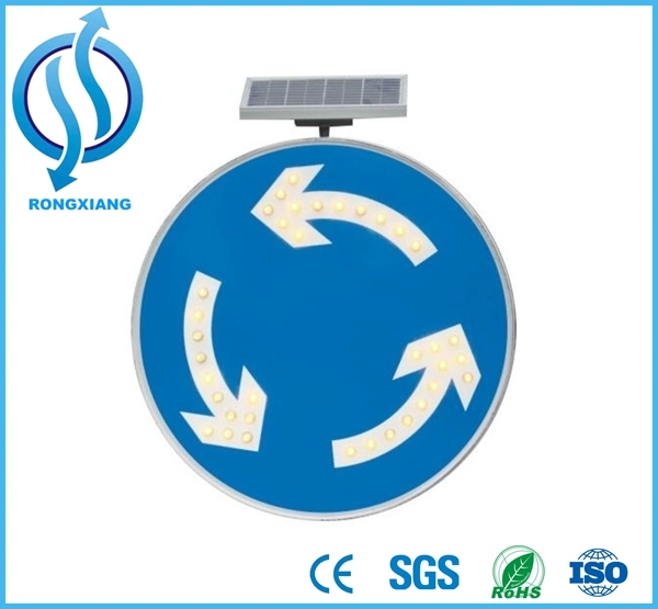 China Manufactory LED Solar Road Traffic Sign