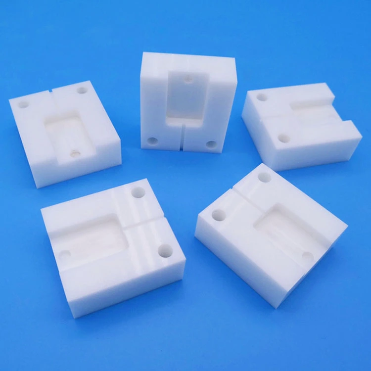 CNC Machined Y-Tzp Zirconia Zro2 Ceramic Grooved Block