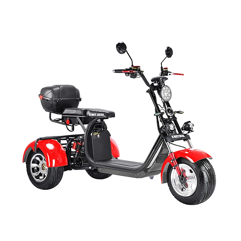 3 Wheels Powerful Adult Citycoco Electric Scooter 1500W 60V20ah with EEC Coc