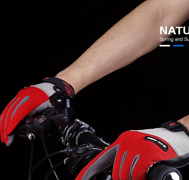 Deportes al aire libre equitación Fitness Long Finger Touch Screen Guantes