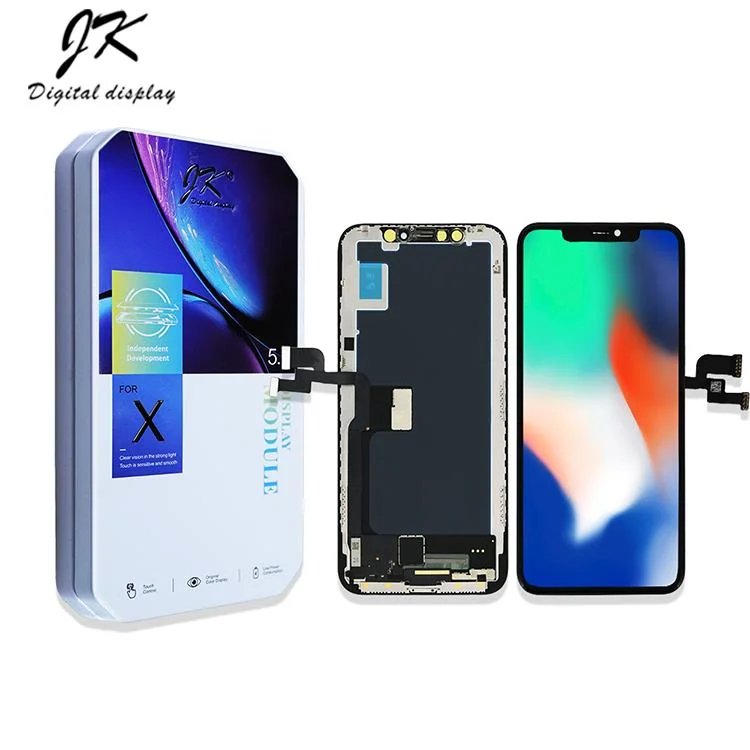 Jk Original Incell Mobile Phone LCD for iPhone 6 7 8 Plus LCD for iPhone X Xs Xr 11 12 13 14 PRO Max OLED Display Digitizer Touch Screen Replacement