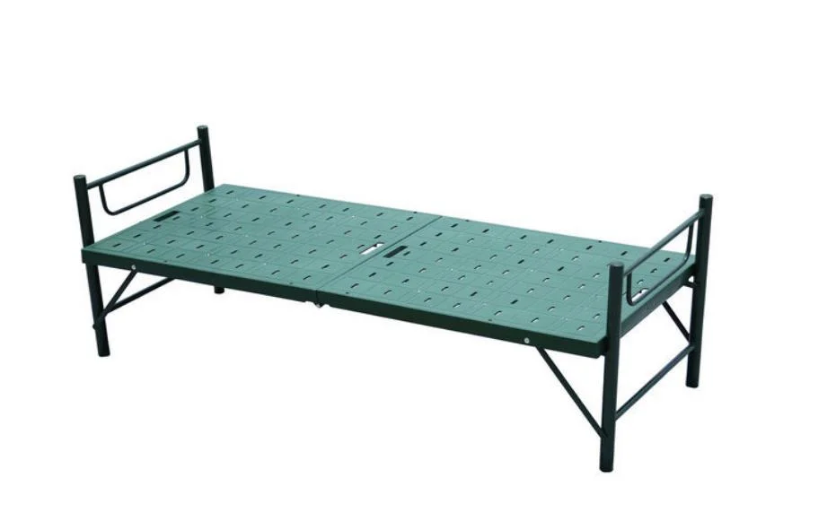 Double Steel Plastic Bed, Portable 800 Folding Bed