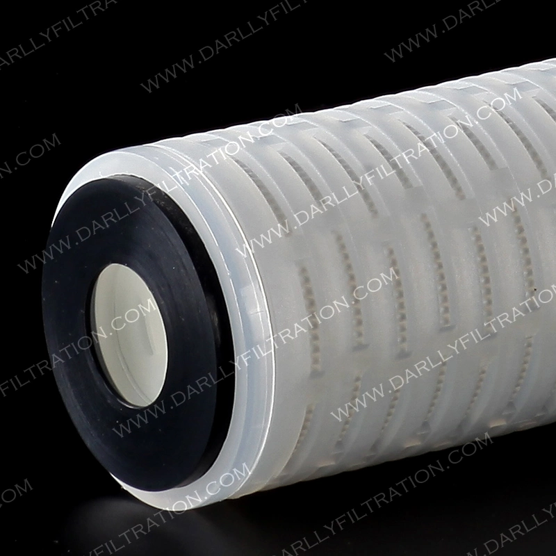 Darlly High Performance Polypropylene PP Pleated Filter Cartridge for Water Treatment Process Separation Purification