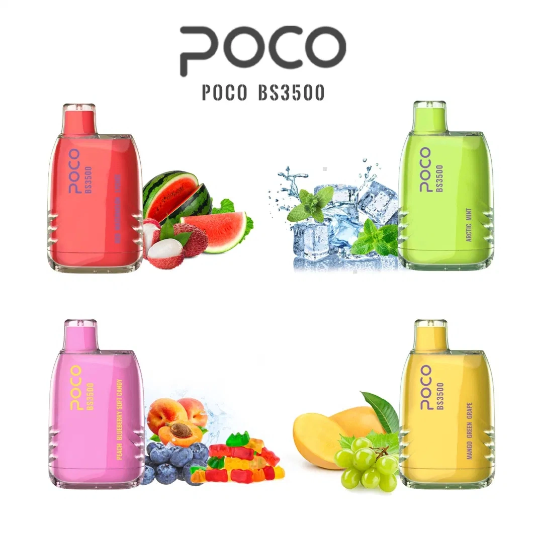 Poco BS3500 Elf Puff Bar Popular Wholesale/Supplier I Vape E Cigarette Disposable/Chargeable Vape