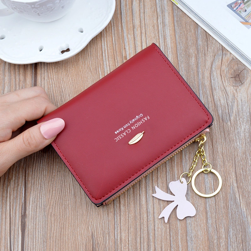 New fashion Mini-Sized Coin Bag Handmade Leather Wallet Girls&prime; Purse Wholesale/Supplier