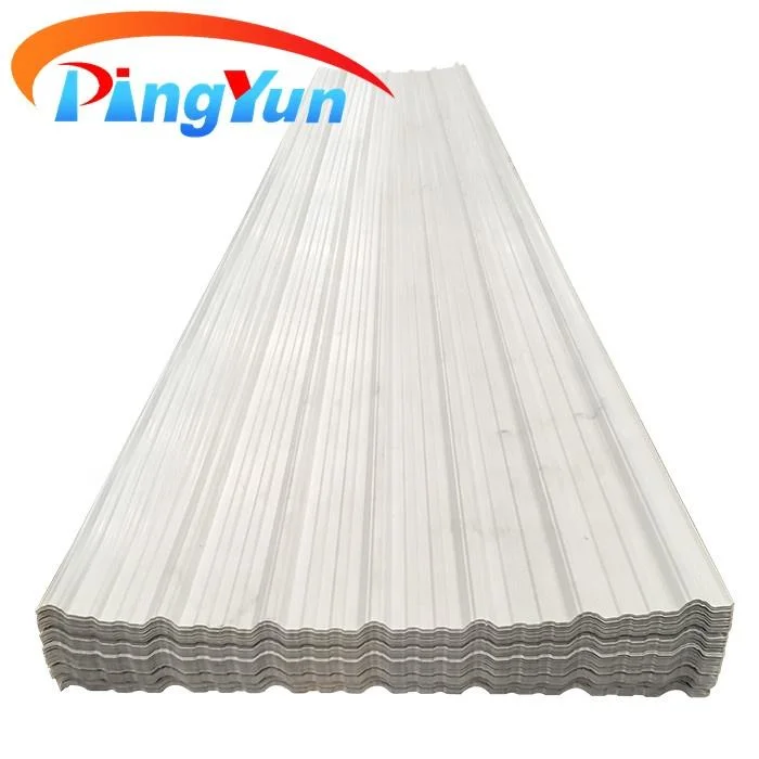 3 Layers White ASA PVC Plastic Roof Tile UPVC Trapezoid Sheet for House Building