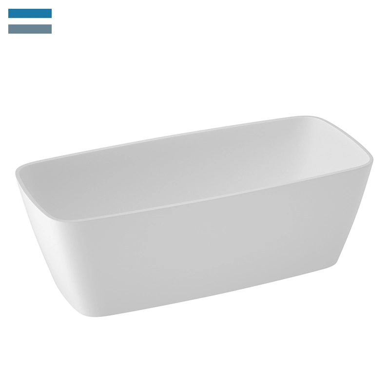 Freestanding Solid Resin Acrylic Solid Surface Artifical Stone Bathtub