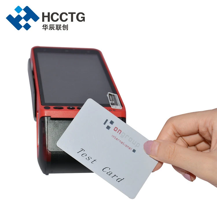 EMV Unique Design Payment Terminal Portable Android Mobile POS Debit Card Swipe Machine Hcc-Z100