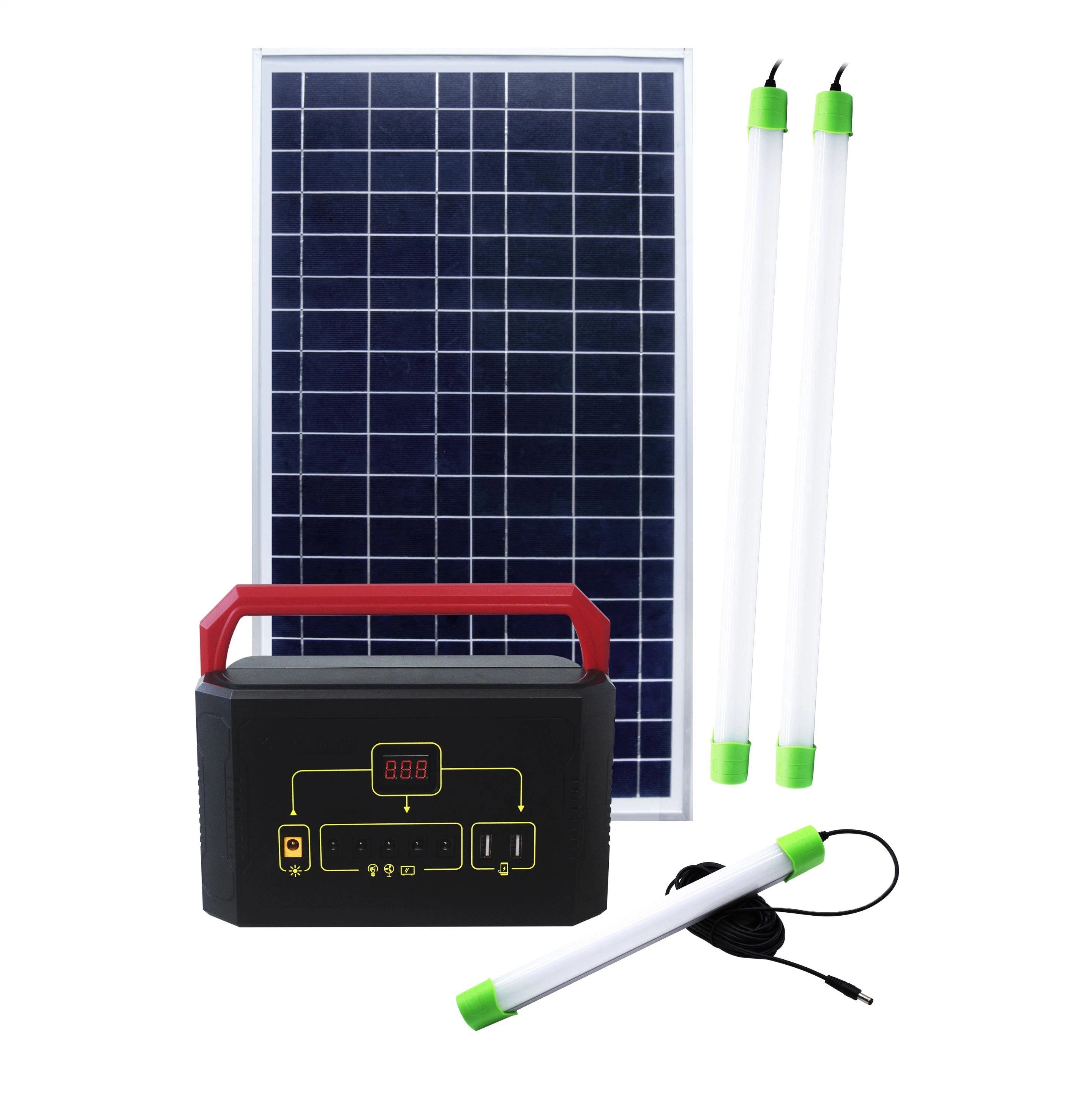 Solar Home Kits Solar Generator Unterstützung DC Fan und DC Digitales Fernsehen