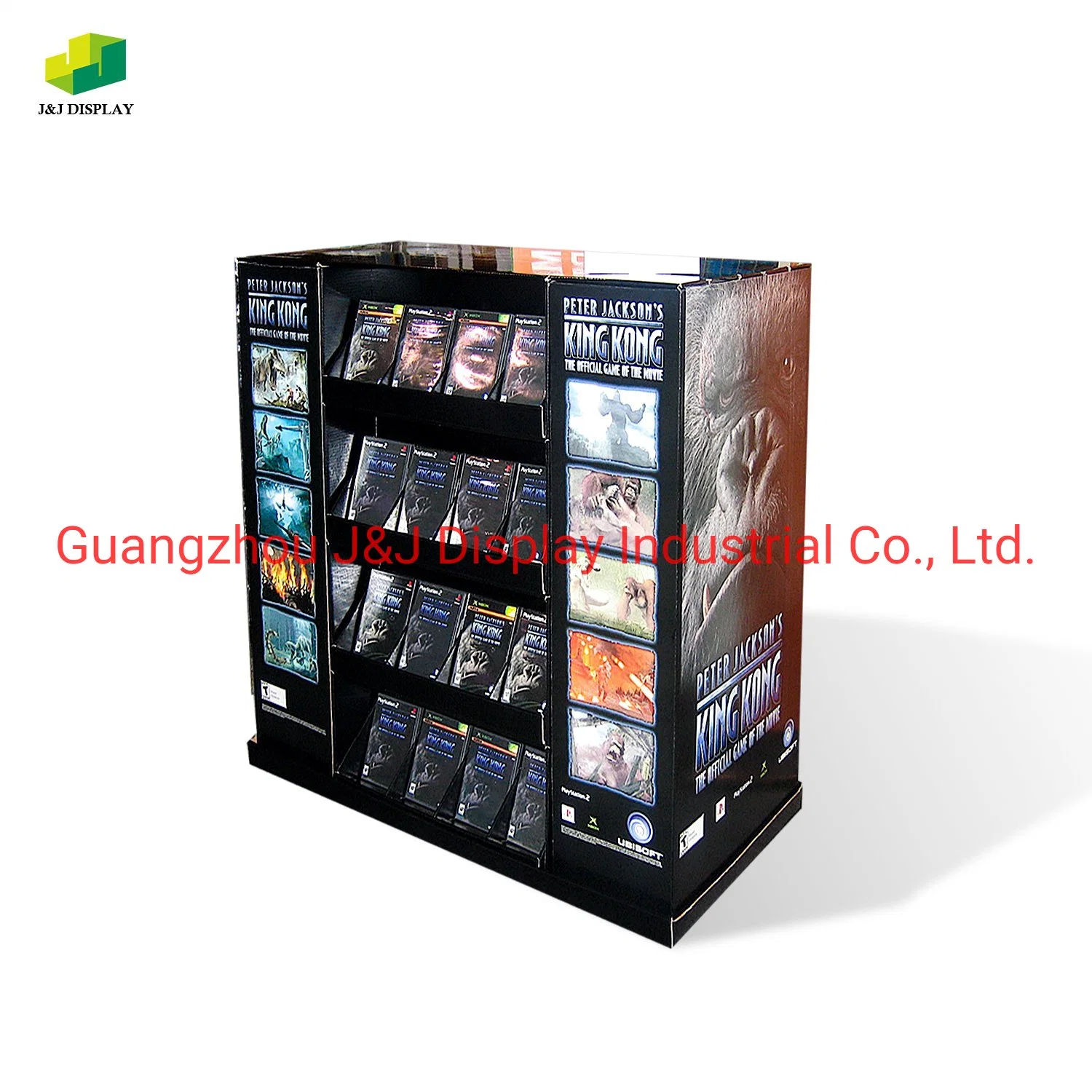 Free Standing Advertising Display Carton Promotion Display Shelf for Marketing Promotion