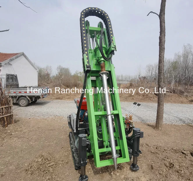 Photovoltaic Crawler Pile Driver/ Solar Power Piling Rig Hydraulic Hammer