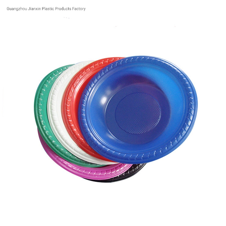 Wholesale Elegant 7inch PP Plastic Plate for Party