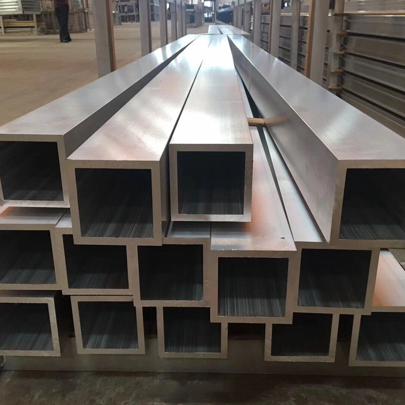 Good Quality Qualified Stock Customized Types Square Rectangular Aluminum Pipe