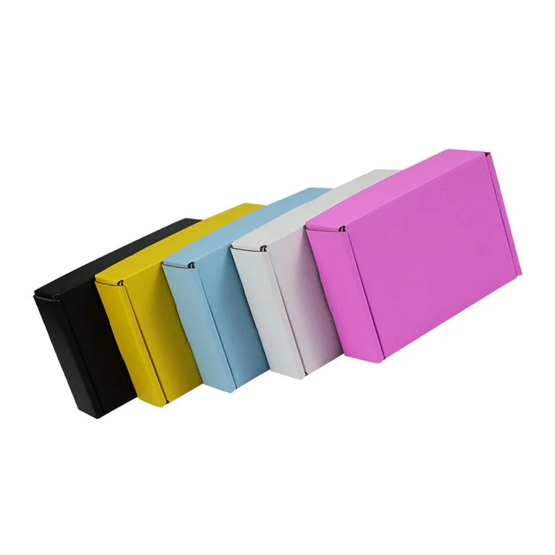 Wholesale Various Color Corrugated Cardboard Shipping Paper Mailer Box