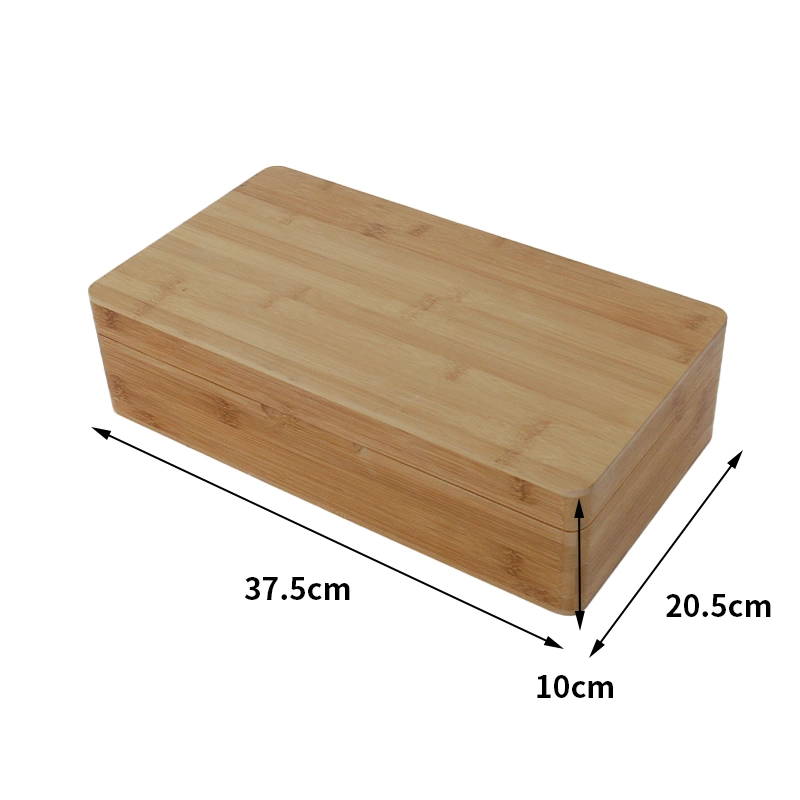 Caja organizadora de cajas de madera para guardar bolsas de té FSC&amp;BSCI