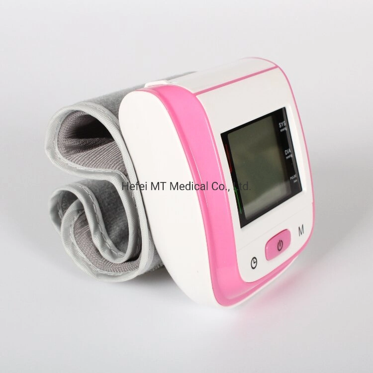 Monitor de presión arterial de muñeca de doble certificación médica de MT Monitor