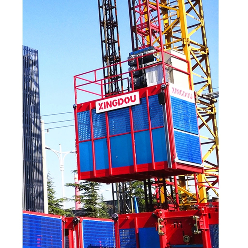 Long Service Life Building Hoist Elevator with Safety Device Construction Hoist Lift