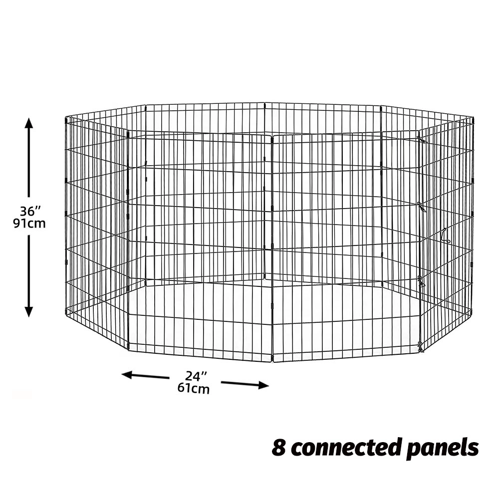 2022 años barato Heavy Duty Big Metal Mesh Dog Crate Grandes tubos de hierro Pet Dog Cages para la venta