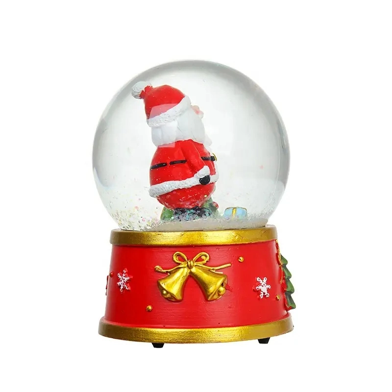 2023 Xmas Santa Souvenirs Snow Globes Christmas Globe Shoe Shaped Ceramic