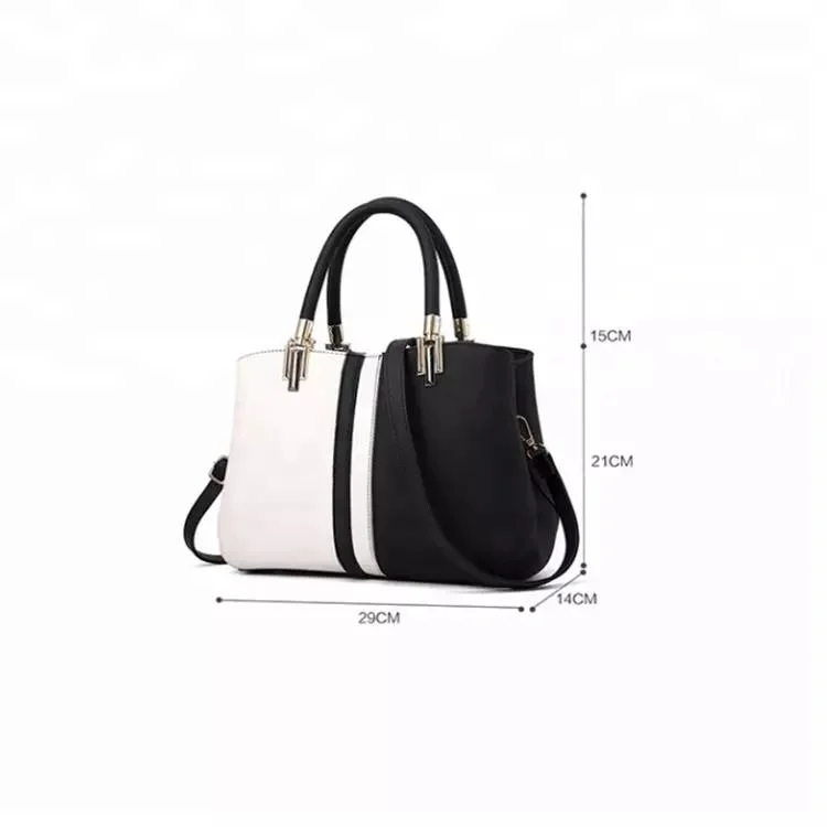 ISO BSCI Usine Sac à Main Mode Femme Fermeture Éclair Décontracté Dame Sac Fourre-Tout en Cuir PU Sac Bandoulière pour Femmes