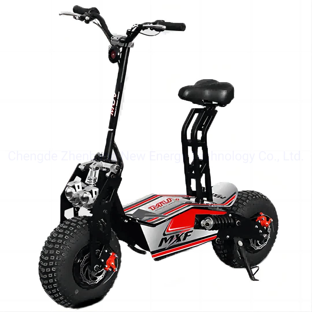 Portátil de China en dos ruedas Scooter Scooter eléctrico plegable Adultos Adultos potentes motos de Alta Velocidad