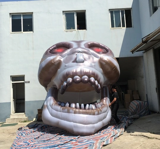 2023 New Products Halloween Skull Inflatable Product for Halloween Decoration