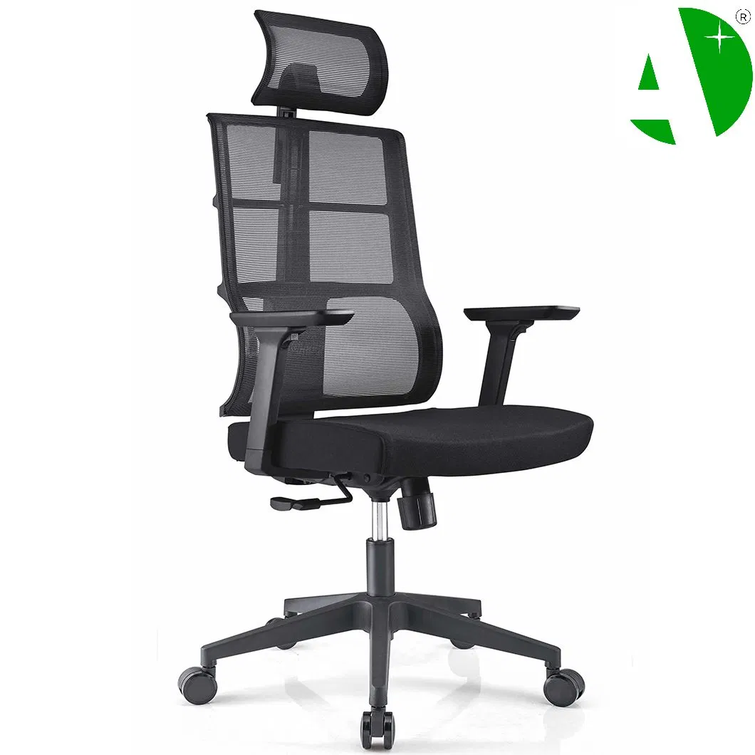 Ergonomisches Netz Holz Leder Swivel Besucher Gaming Bürostuhl Startseite Möbel