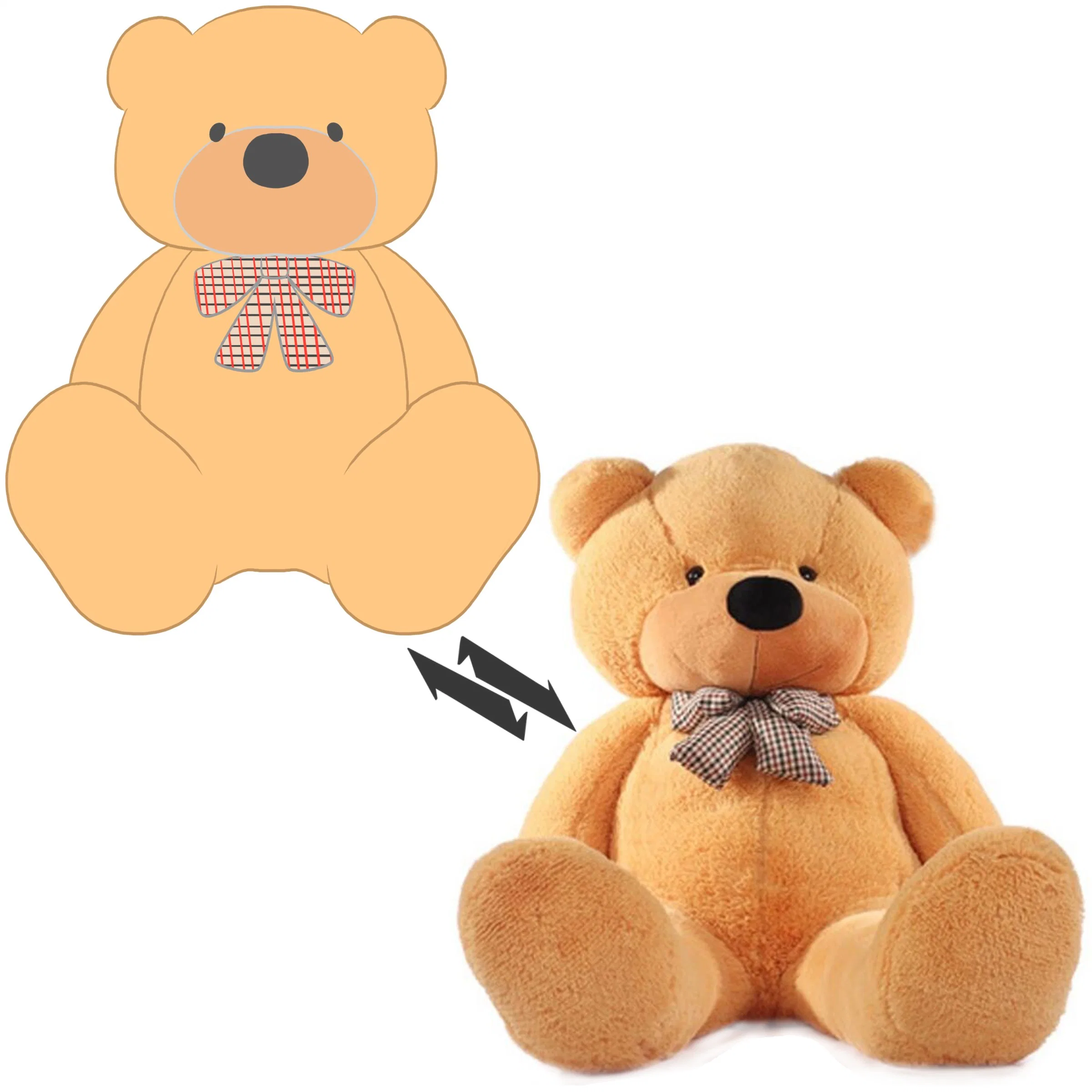 China Promotional Wedding Gifts Stuffed Teddy Bear Custom Plush Toy
