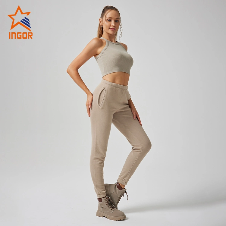 Ingor Sportswear Wholesale Workout Clothes Custom Women Activewear Gym Wear Yoga Wear Jogger Pants