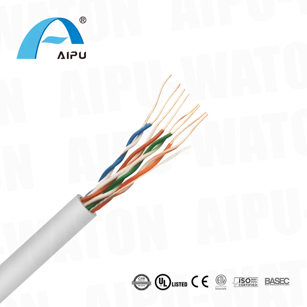 Cable LAN de cobre Cat5e bars, cable Ethernet de 4 pares U/UTP, cable sólido, 305m Belden, Commscope, Panduit, Nexan, Siemon, equivalente a Legrand