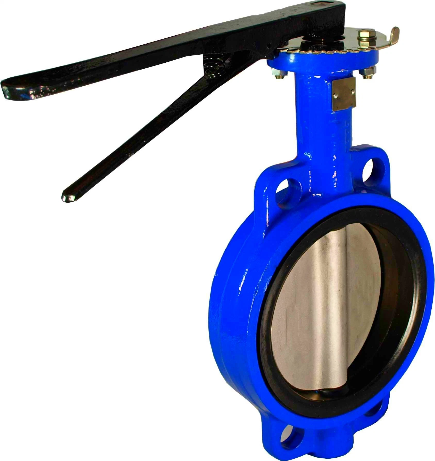 Metal Casting Ductile Iron/Carbon Steel Rubber Seal Manual Butterfly Valve