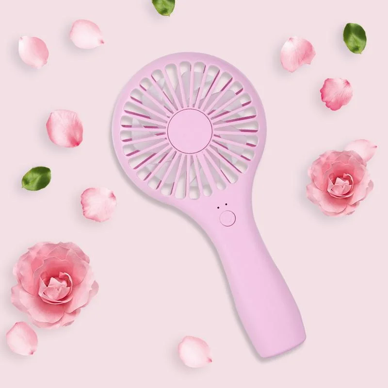 Colorful Lollipop Modeling Mini Handheld Fan Portable Rechargeable USB Fan