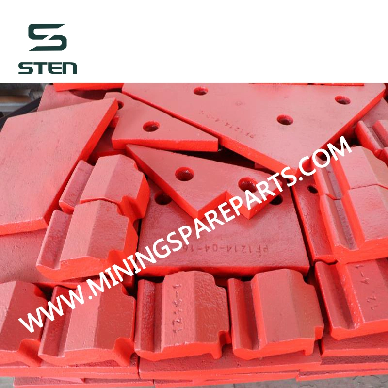 Shanghai Jianshe PF1210 Crusher Parts Scale Board Impact Plates Block