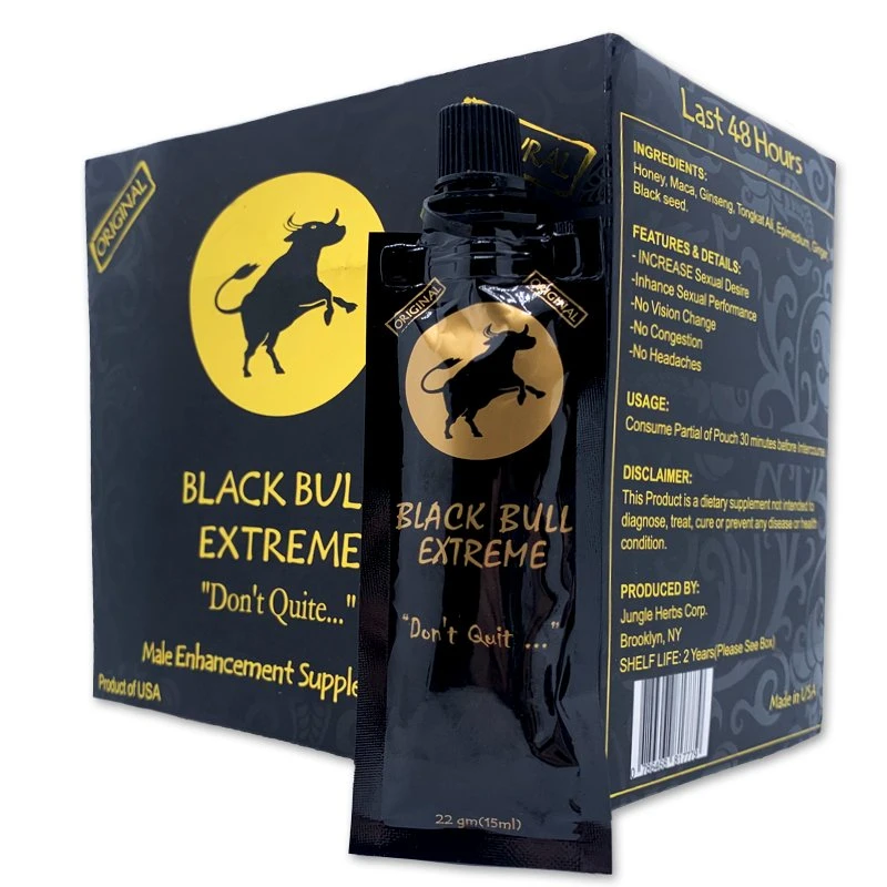 Cheval Noir en bois supérieur Etumax Royal Royal Menaphrodisiac Plusbottle VIP royal pour le miel VIP Vital