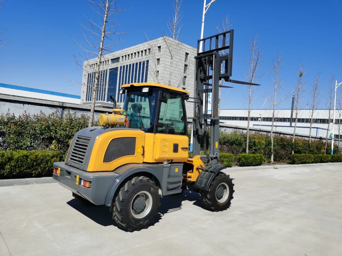 Forload Brand 3tons and 3.5tons Diesel, Gasoline and Electric 4WD Rough Terrain Forklift Truck