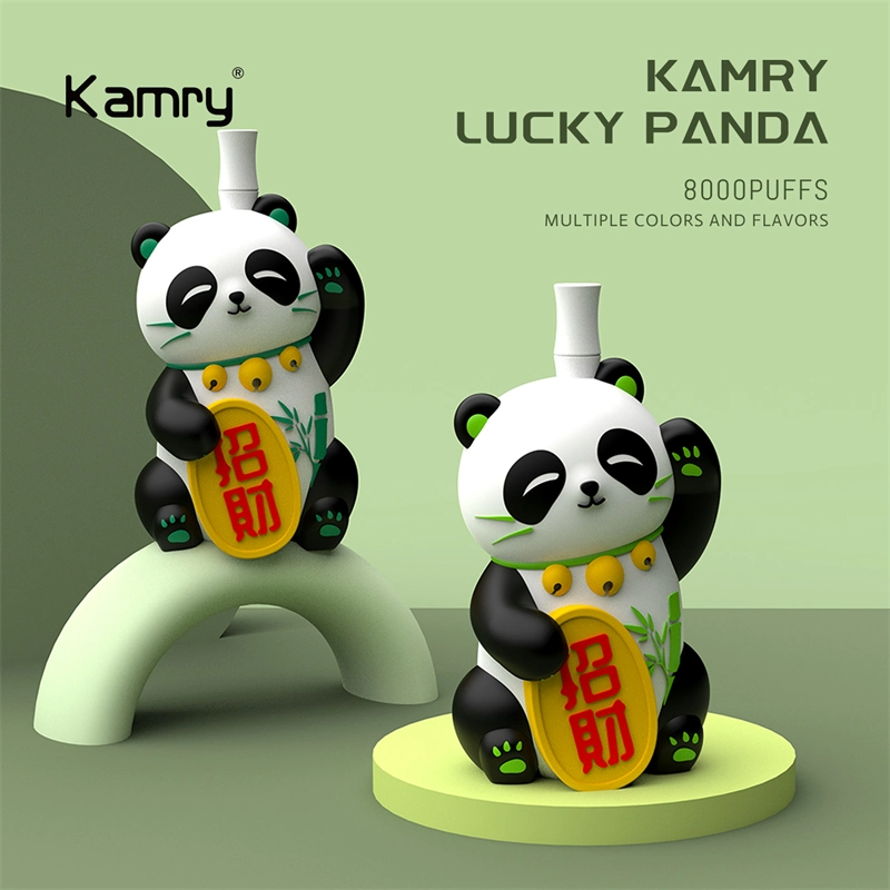 Kamry Auto-modélisation Lucky Panda 8000 Puff Vente en gros Vape jetable rechargeable CE RoHS Bar Wape