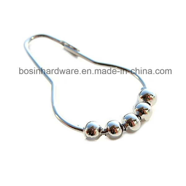 Cortina de chuveiro de metal Clip com 5 bolas