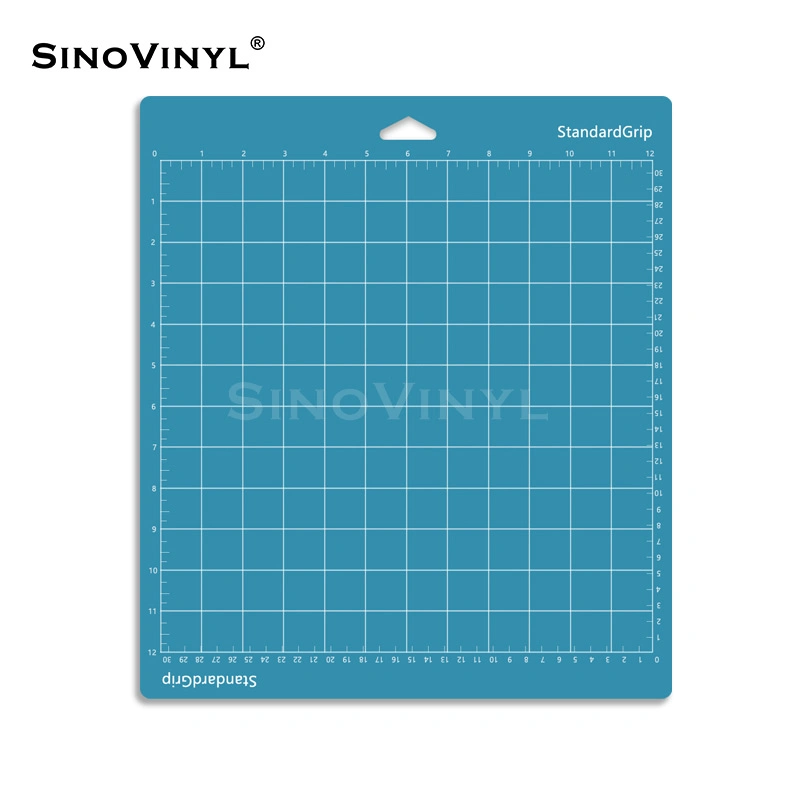 SINOVIYNL Easy To Use Adhesive Blue Precise 12x12'' Heat Transfer Vinyl Cutting Mats