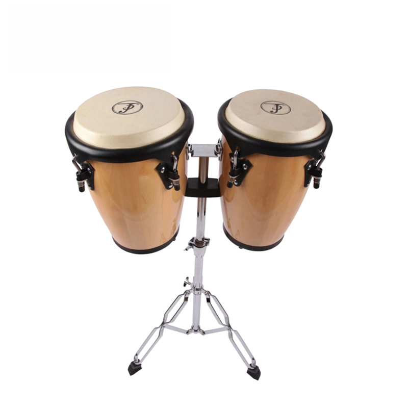 DIY Musical Drum Set, Bongo Drum, Wooden Handmade Musical Instrument