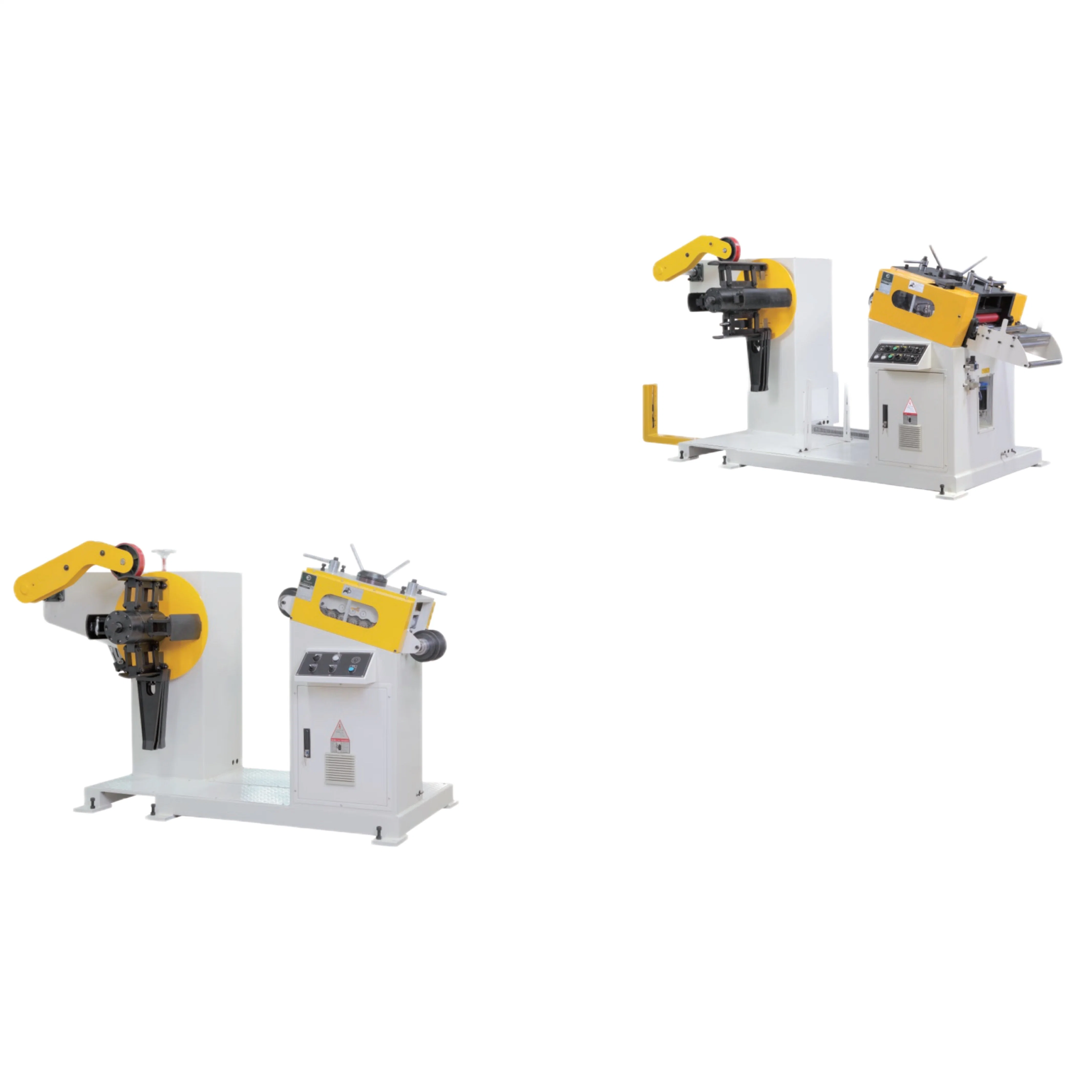 Máquina de enderezado y corte pesada 3 en 1 NC Para máquina de prensa automática de estampación de chapa metálica