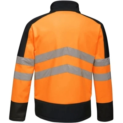 OEM personnalisés ODM Mens Veste réfléchissante Workwear veste Softshell enduire Vêtements de sécurité de l'usine Ventes en gros