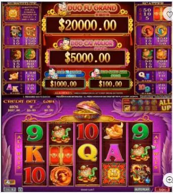 Duo Fu Duo Cai Gold 88 Battle Casino Machine لعبة